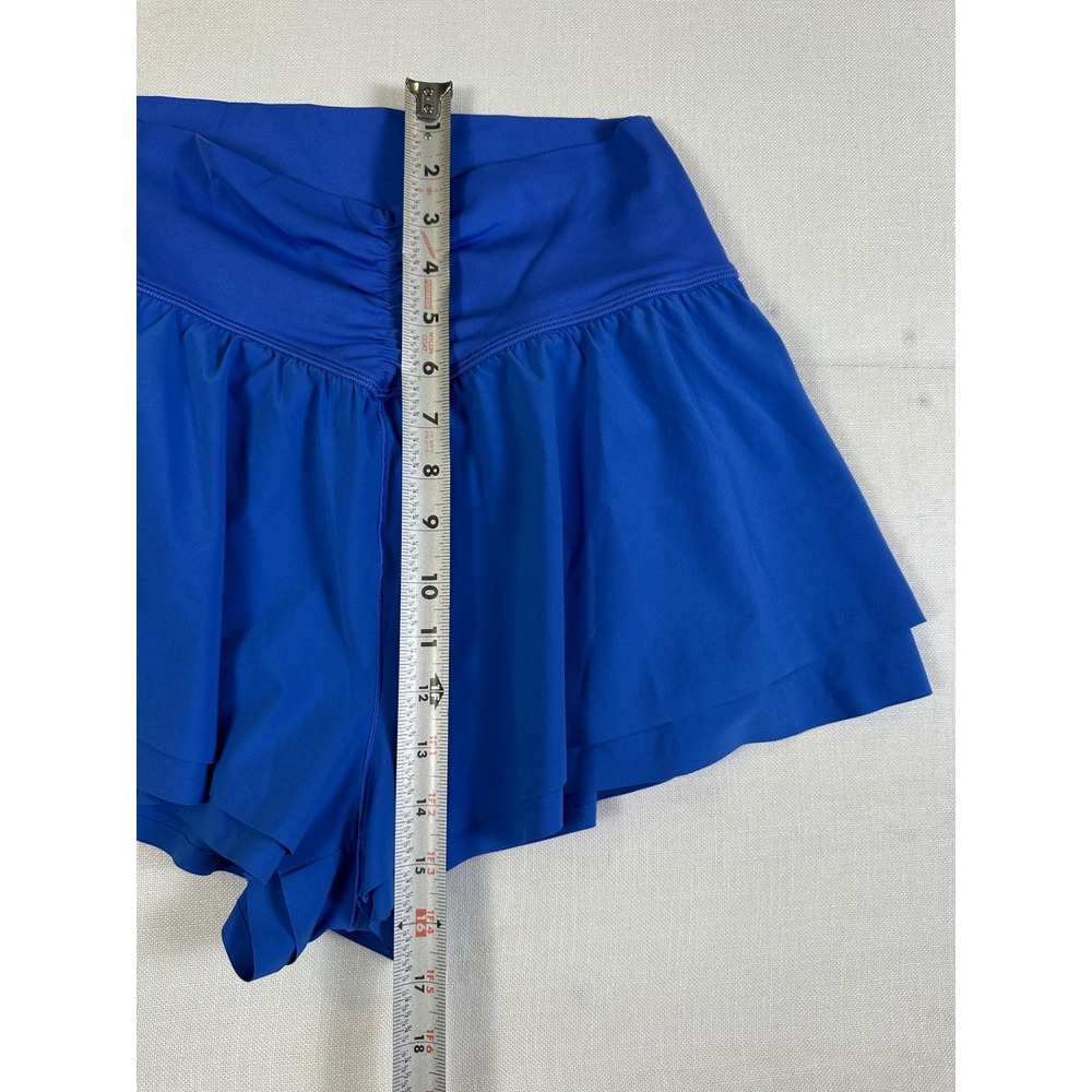 OFFLINE by Aerie Real Me flirty Crossover Flowy Skort Royal Blue Medium - Picture 6 of 7